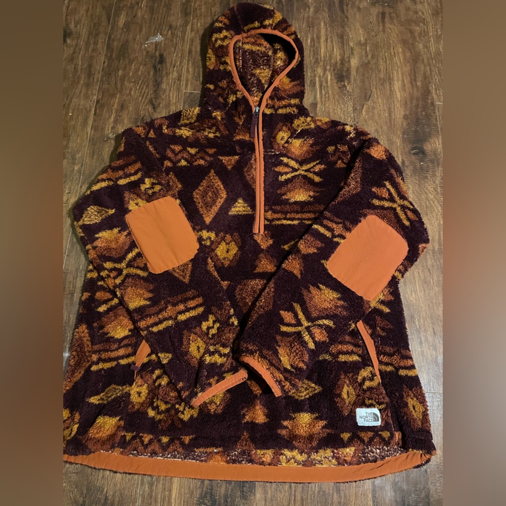 The North Face Sherpa Campshire Quarter zip Sweatshirt Coat Jacket